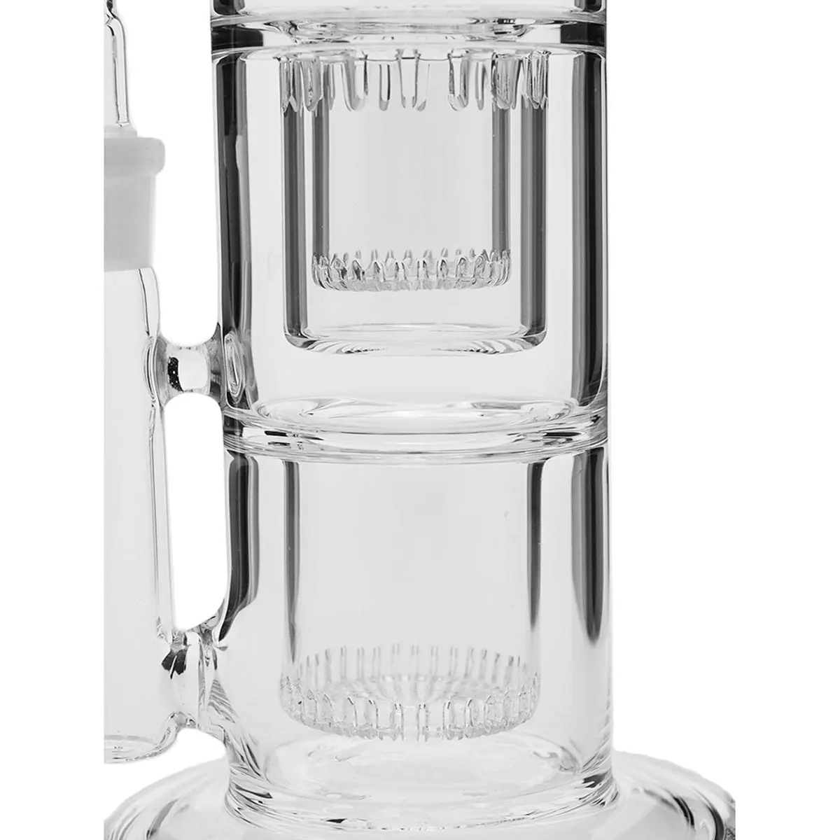 Jelly Joker bong in vetro perc doppio "Cold Fusion Reactor"