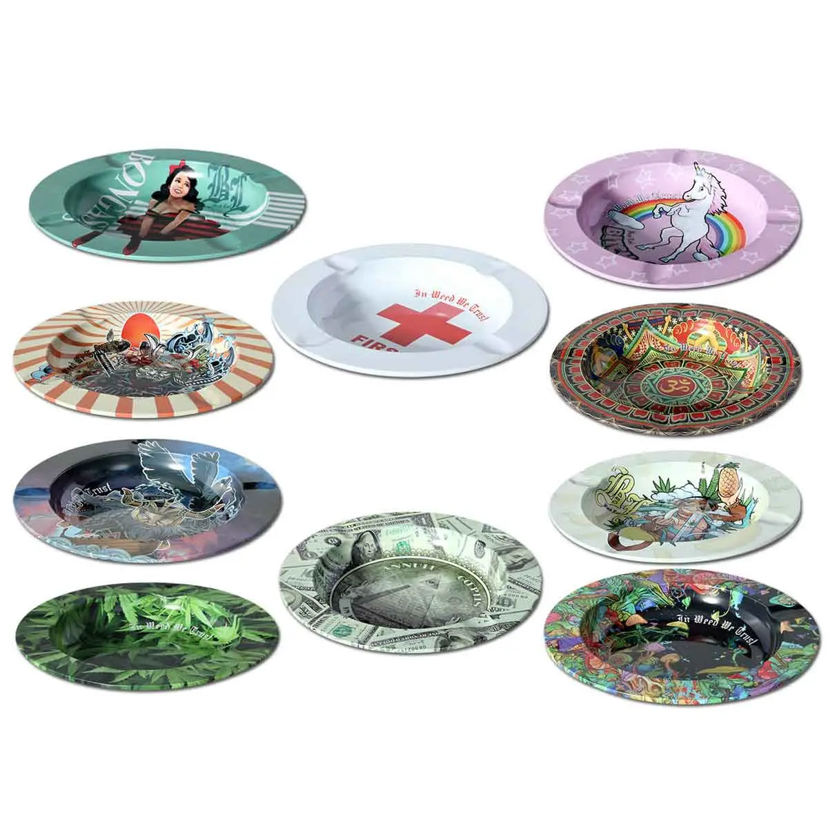 Posacenere Black Leaf 'Leafs'