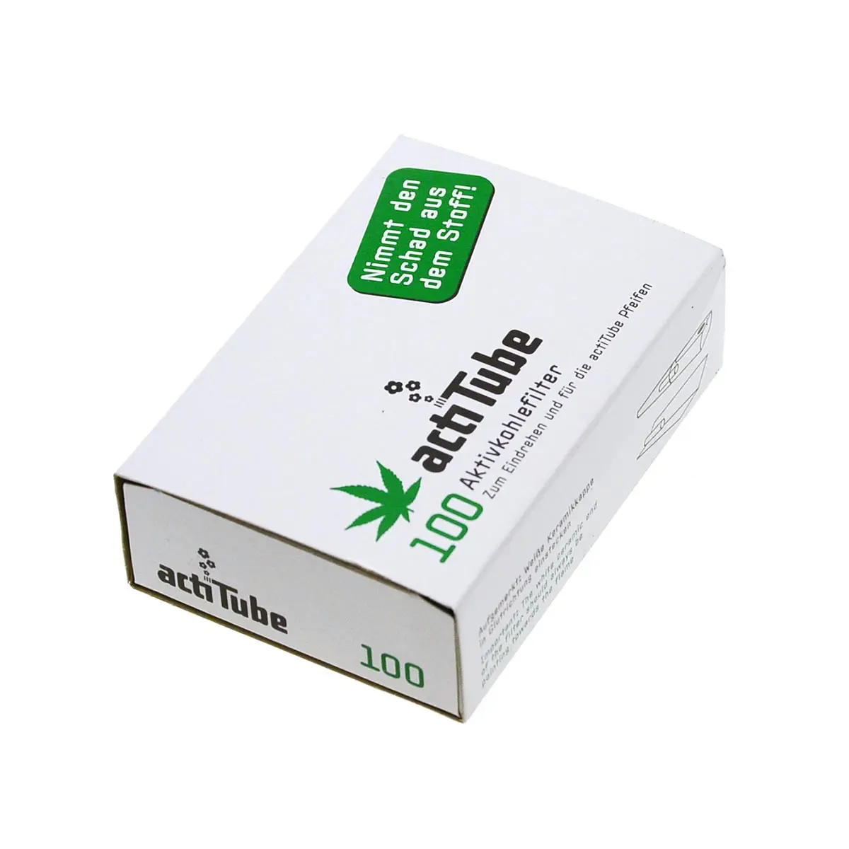 actiTube filtri a carbone attivo - 10 filtri 100 pz