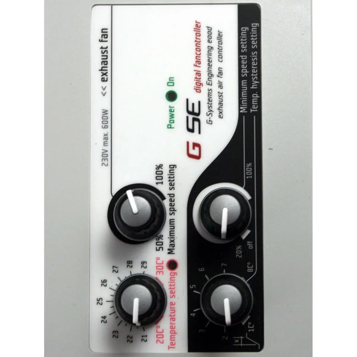 G-Systems regolatore di velocità, min-max-isteresi