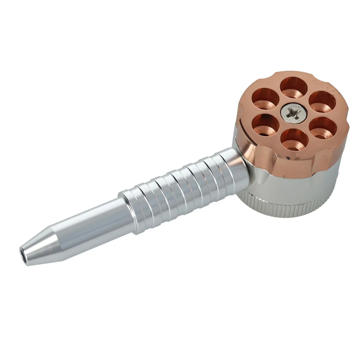 Tamburo del revolver pipa a mano + grinder