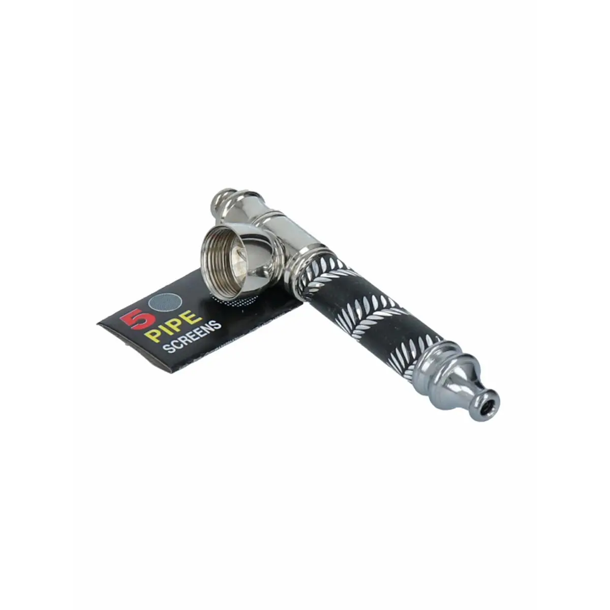Pipa d'acciaio con setacci 9,5cm