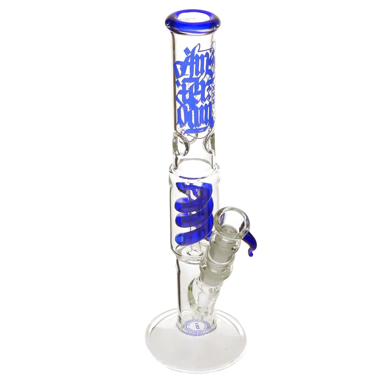 AmsterdamXXX bong in vetro Spyral 18,8 blu