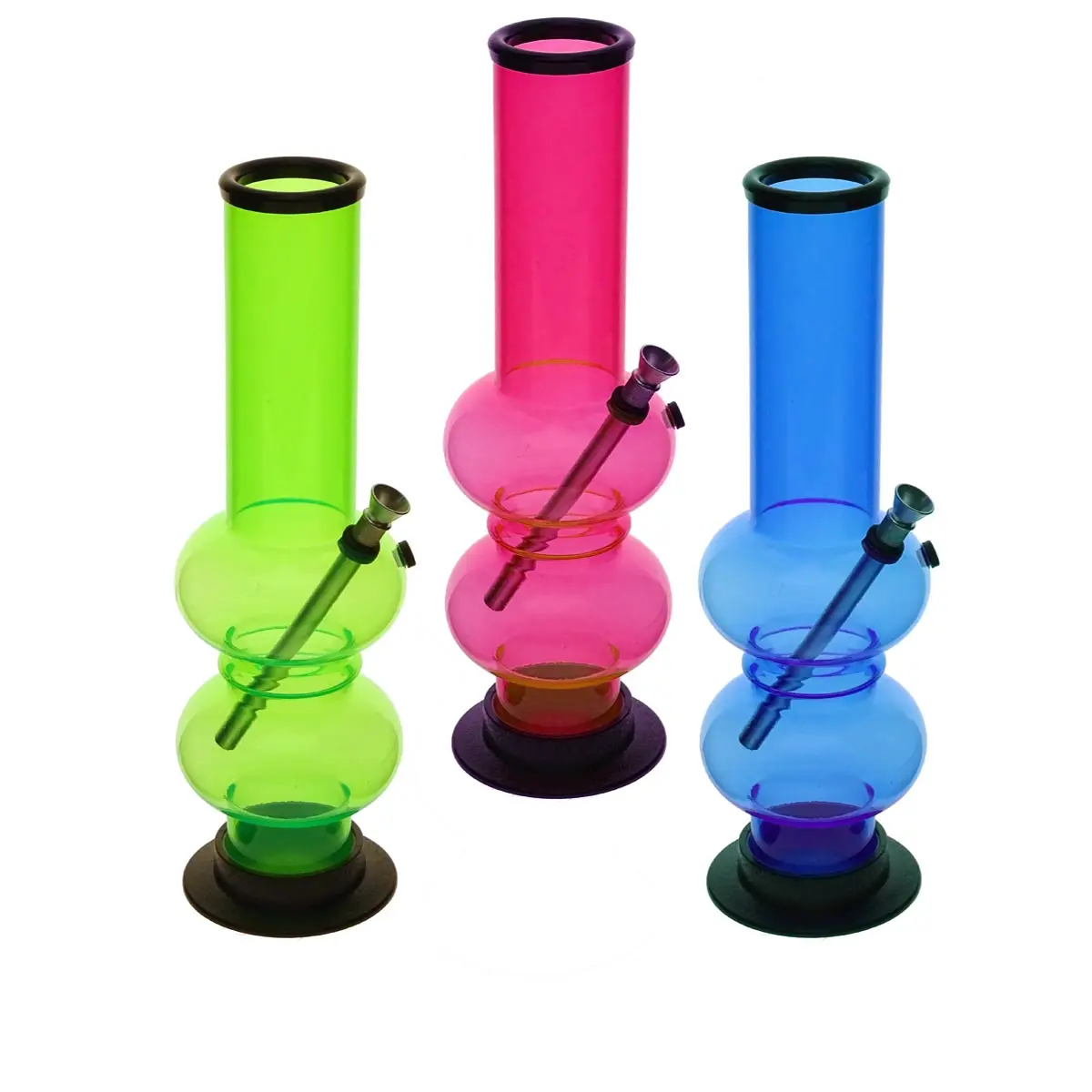 Bong in acrilico fluorescente "Small Fatso" 30 cm