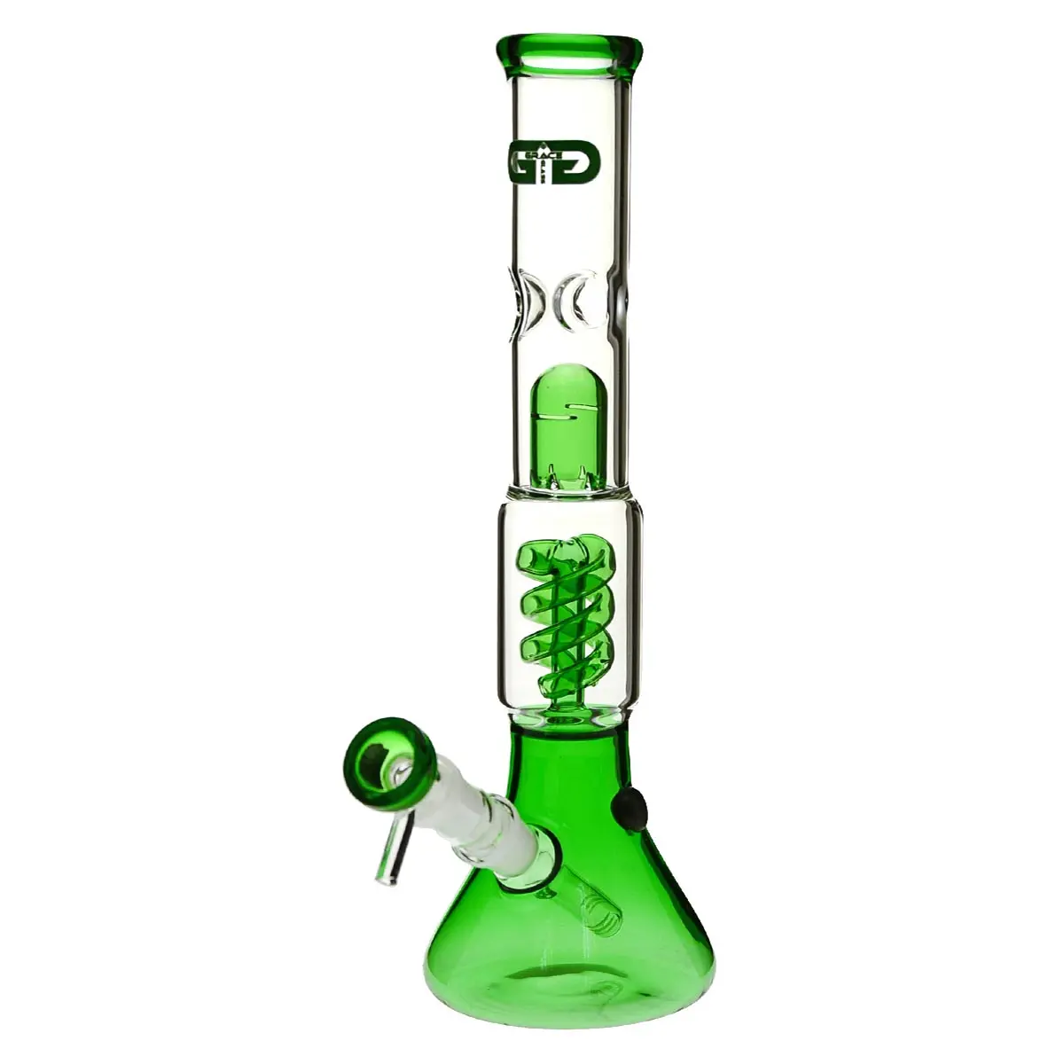 Grace bong in vetro "Lewd Green Lizzy" 35cm