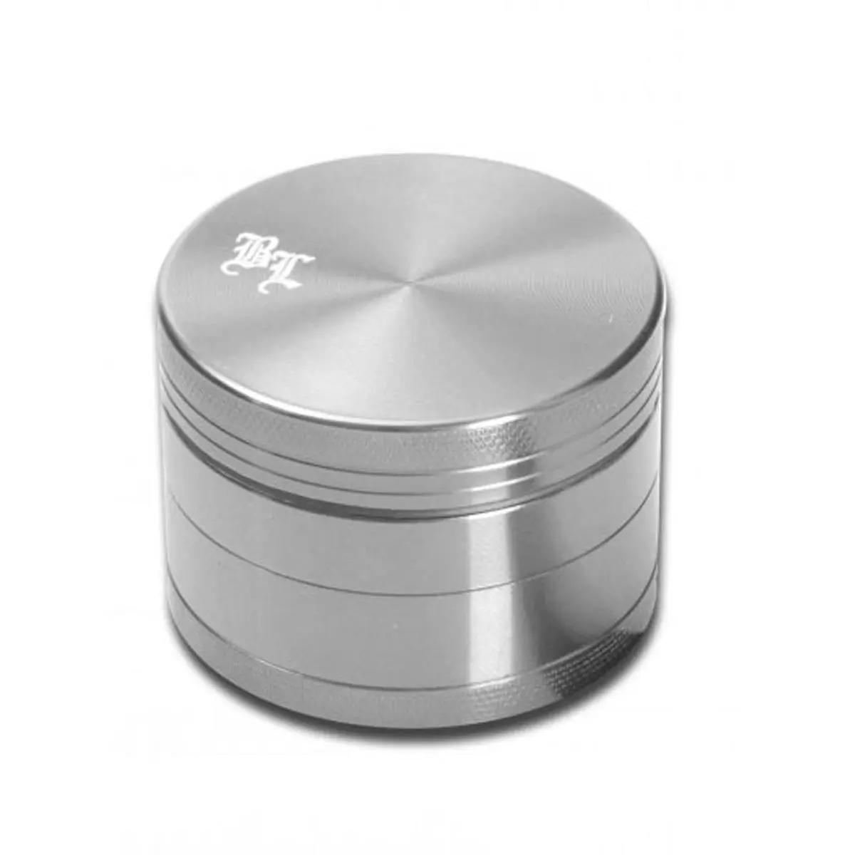 Black Leaf 4-Part Grinder Magnet Ø 50mm Silver