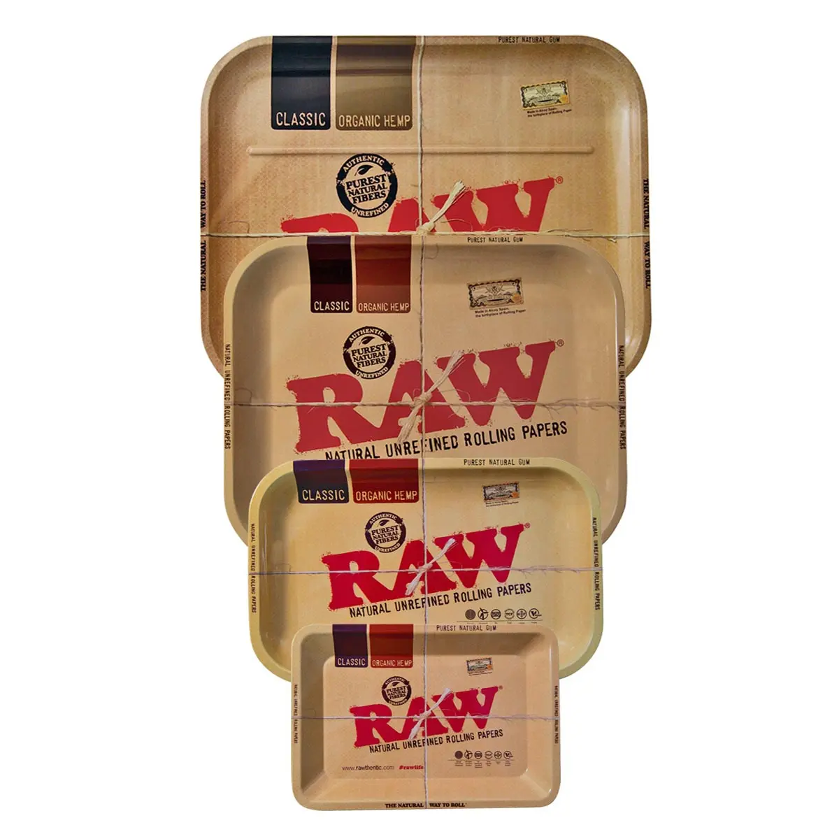 RAW Rolling Tray vassoio per rollare - vari dimensioni