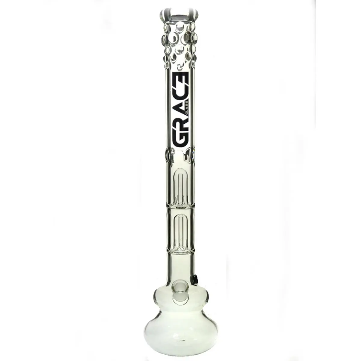 Grace bong in vetro "Green Appetent April" 56cm