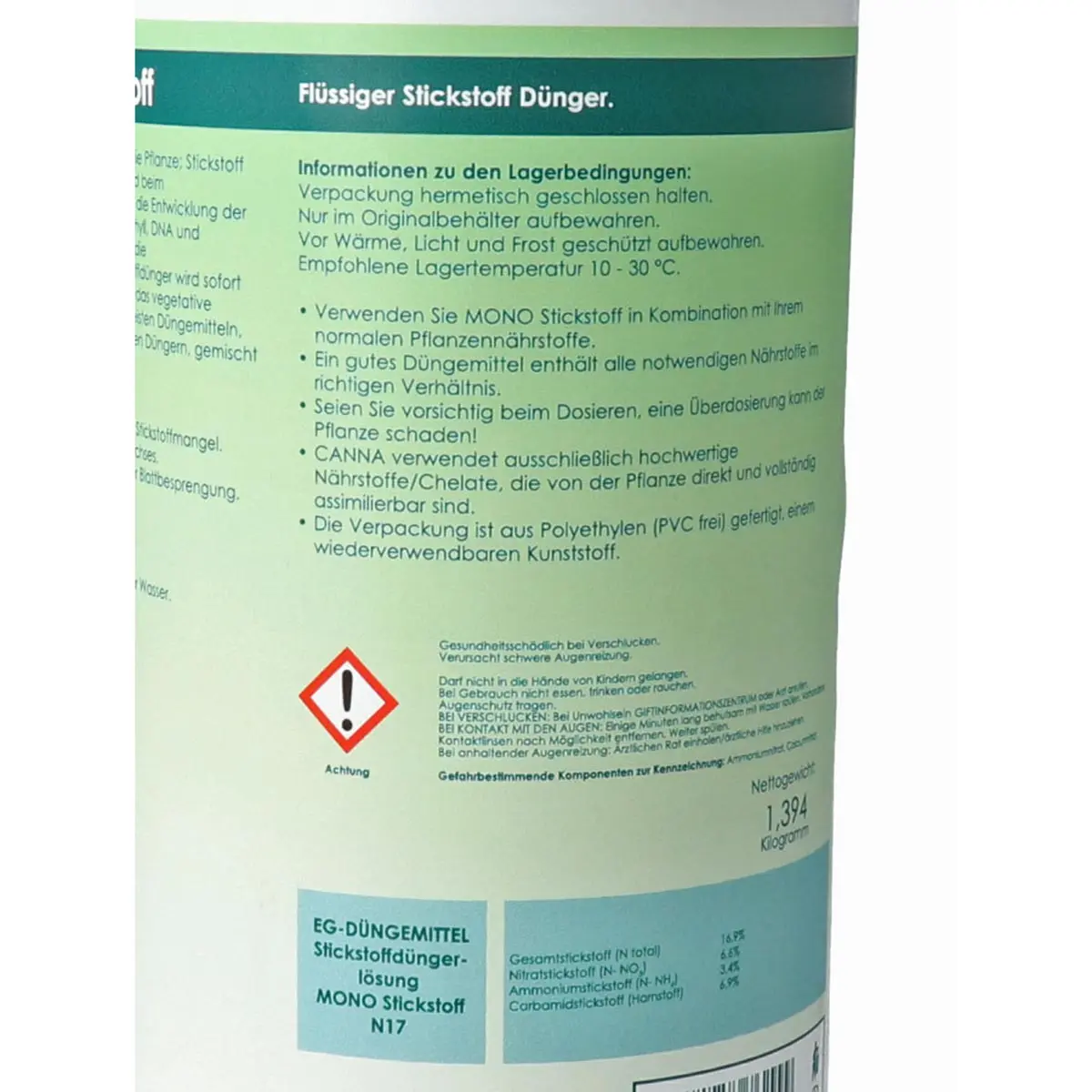 Canna Mono N 17% 1000ml