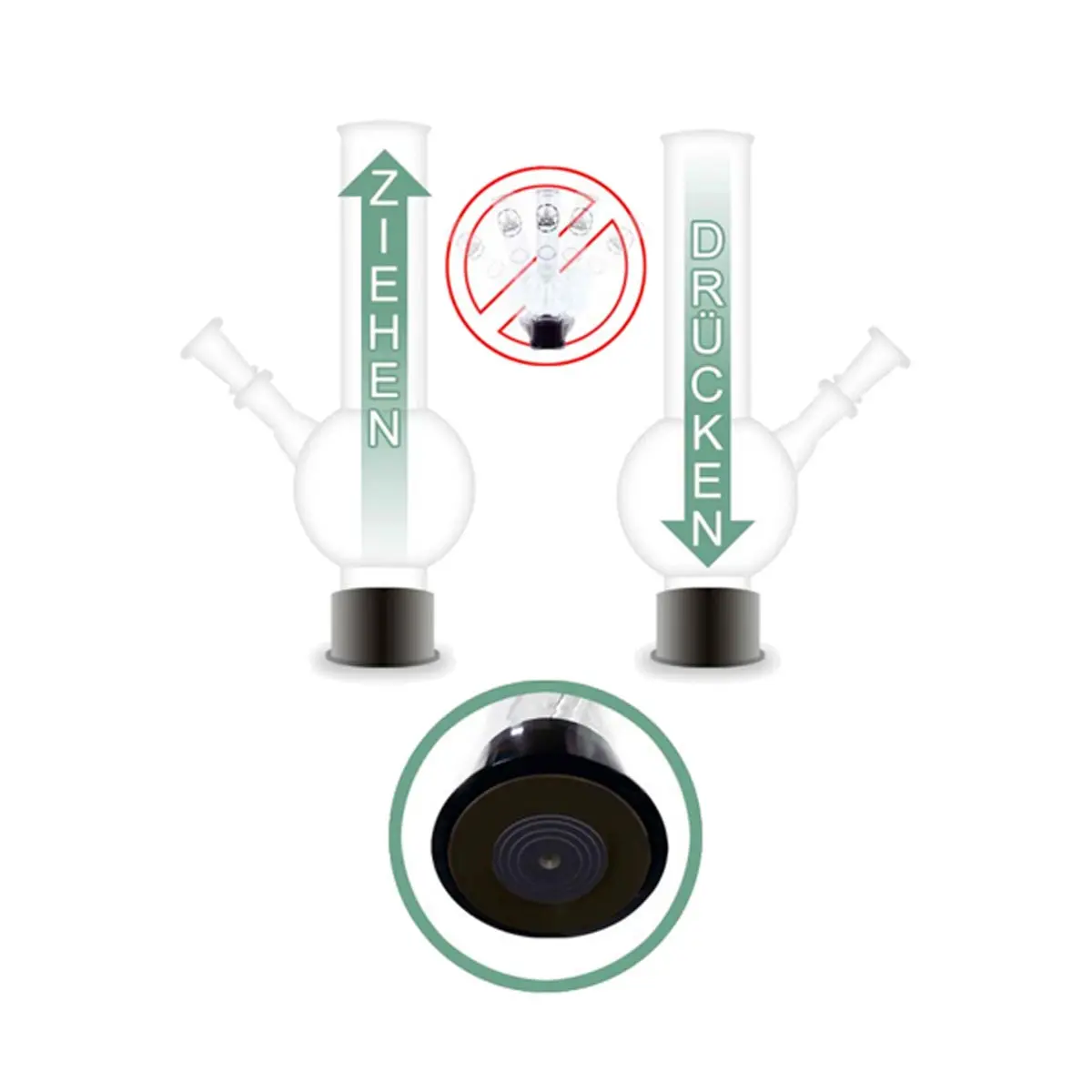 GHODT Ott-O Bong con ventosa