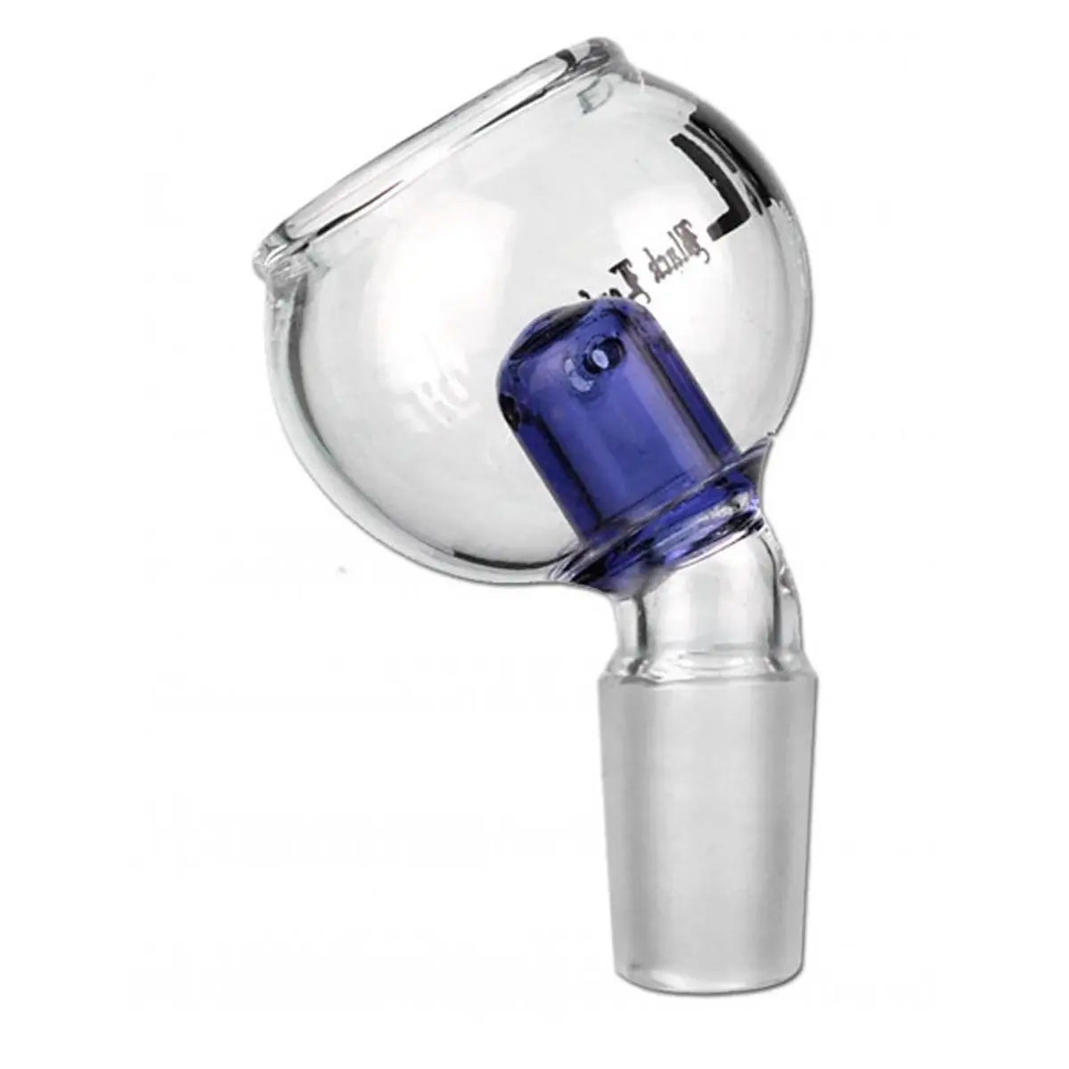 Black Leaf braciere per olio curvo blu