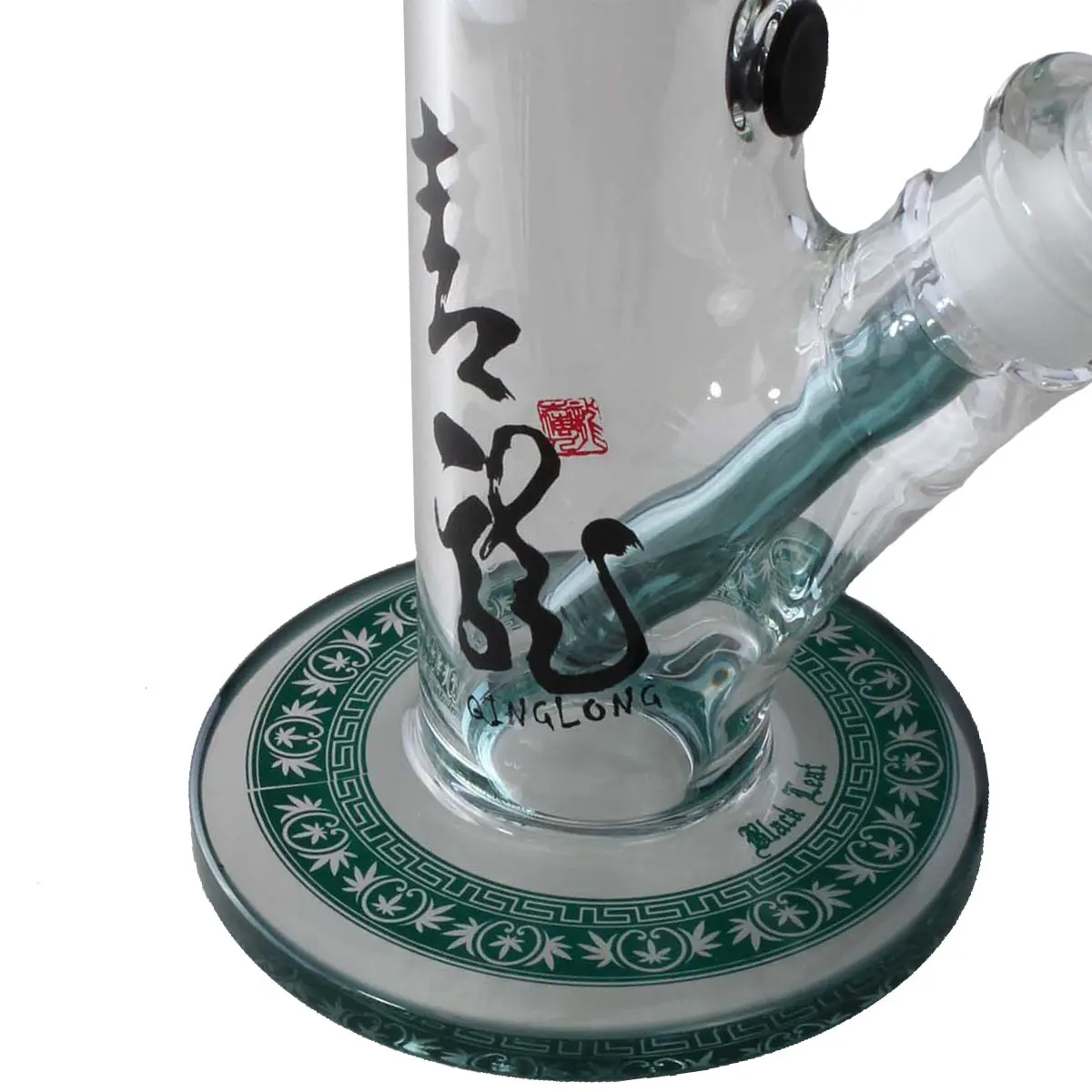 Bong percolatore Black Leaf 'Qinglong' 49 cm cilindro