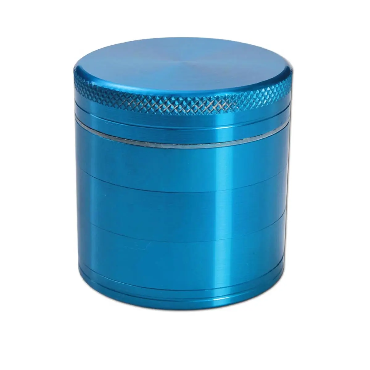 Grinder in alluminio 5 pezzi con doppio setaccio turchese