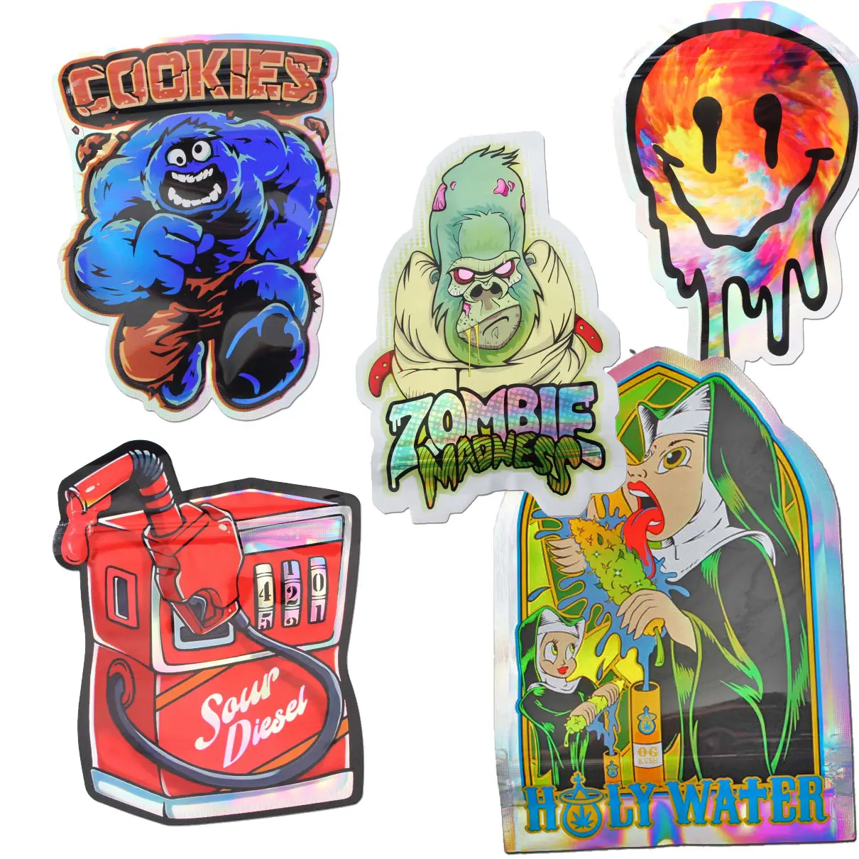 Sacchetti a chiusura rapida in Mylar