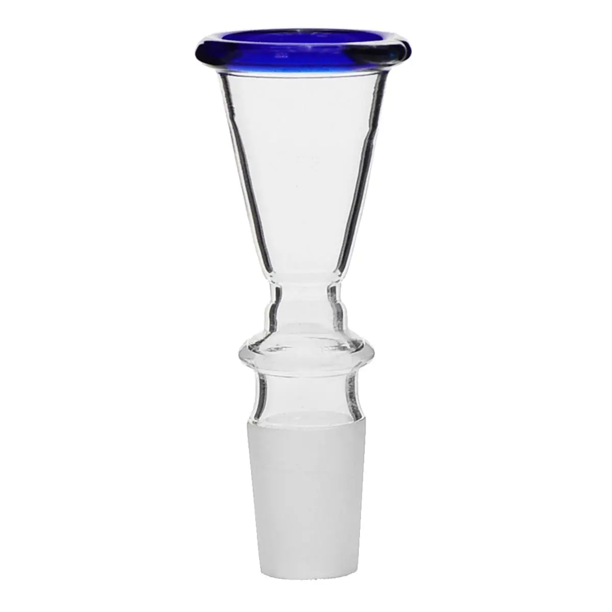 Braciere in vetro conico 18.8  blu