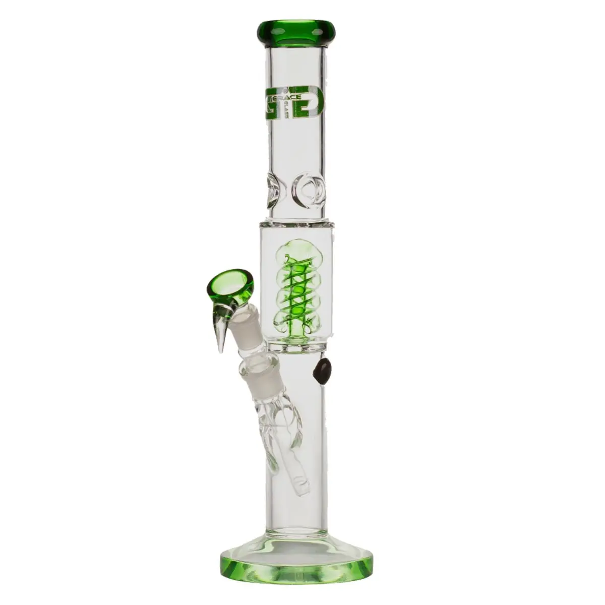 Grace bong in vetro "Dainty Green Diane" 37 cm