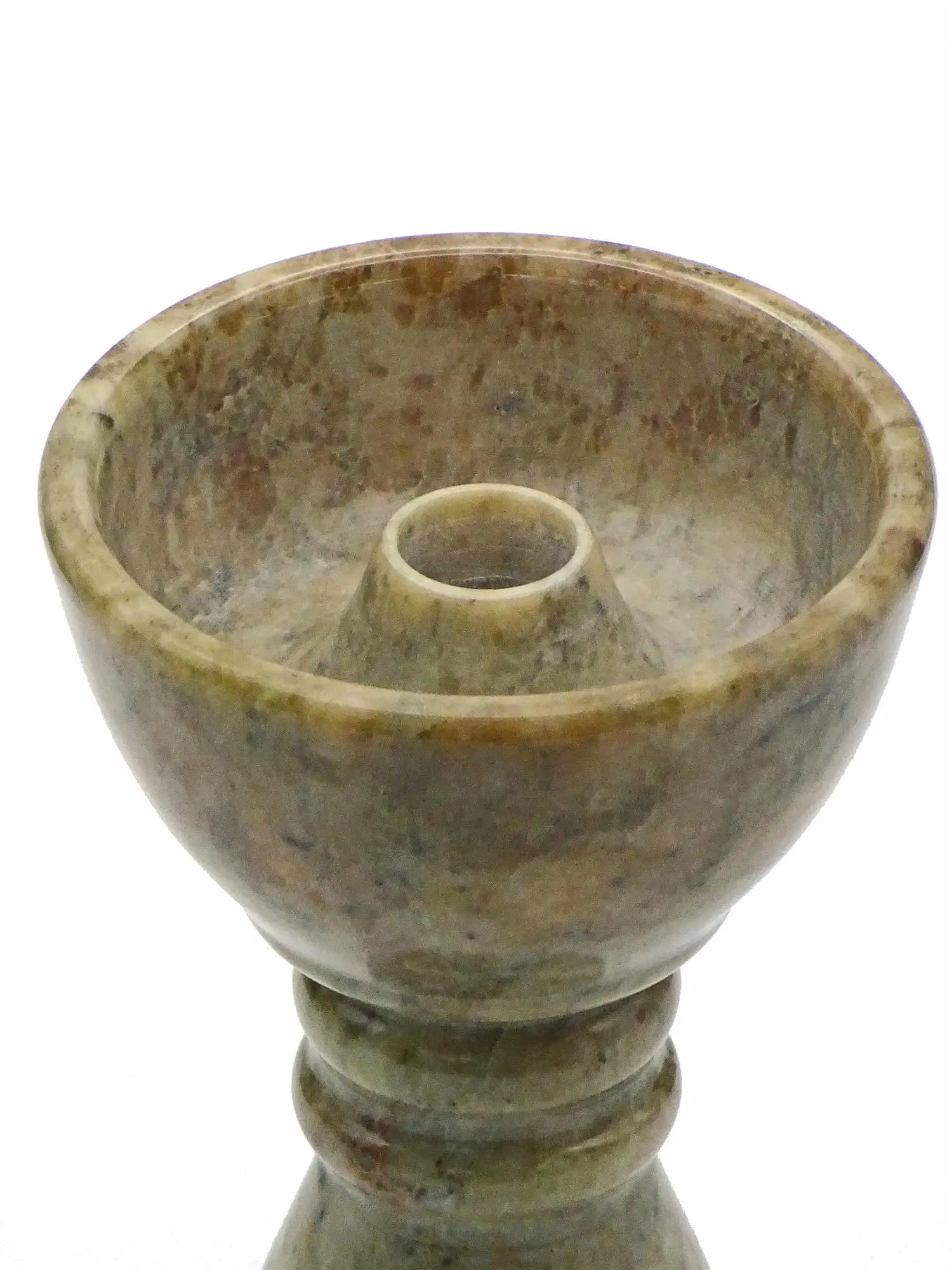 Pietra ollare Shisha testa 9cm Foro singolo