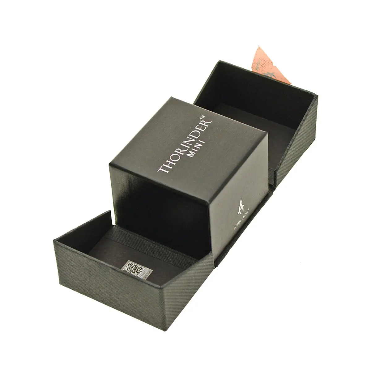 Thorinder grinder con finestra arancione / nero Mini