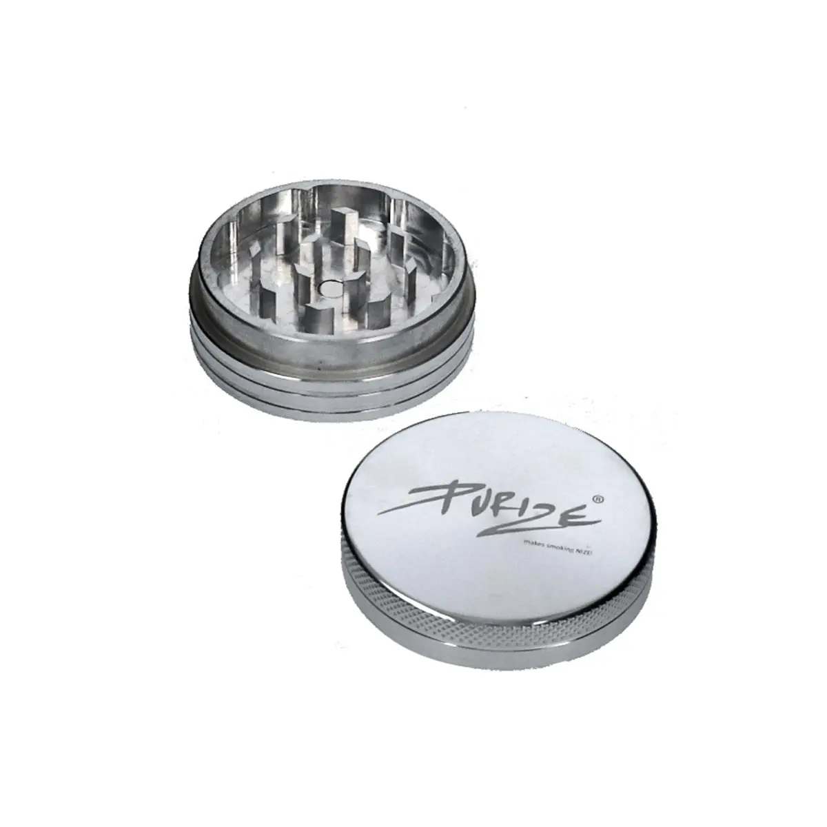 PURIZE® Grinder 2-Part argento