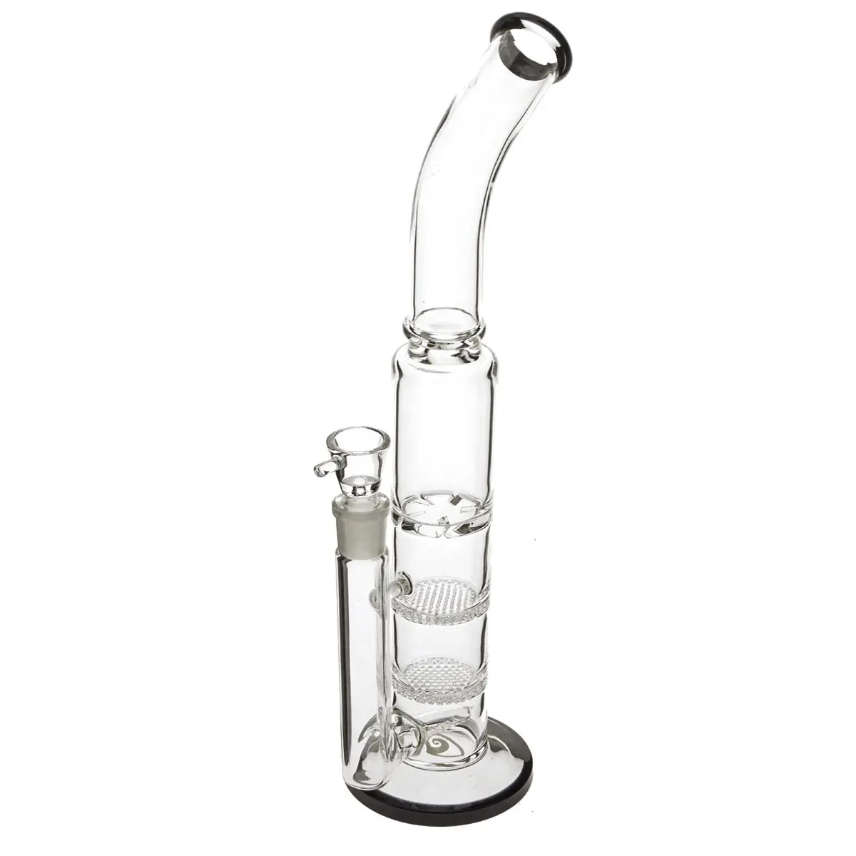 Triple Turbine bong in vetro 38cm - clear