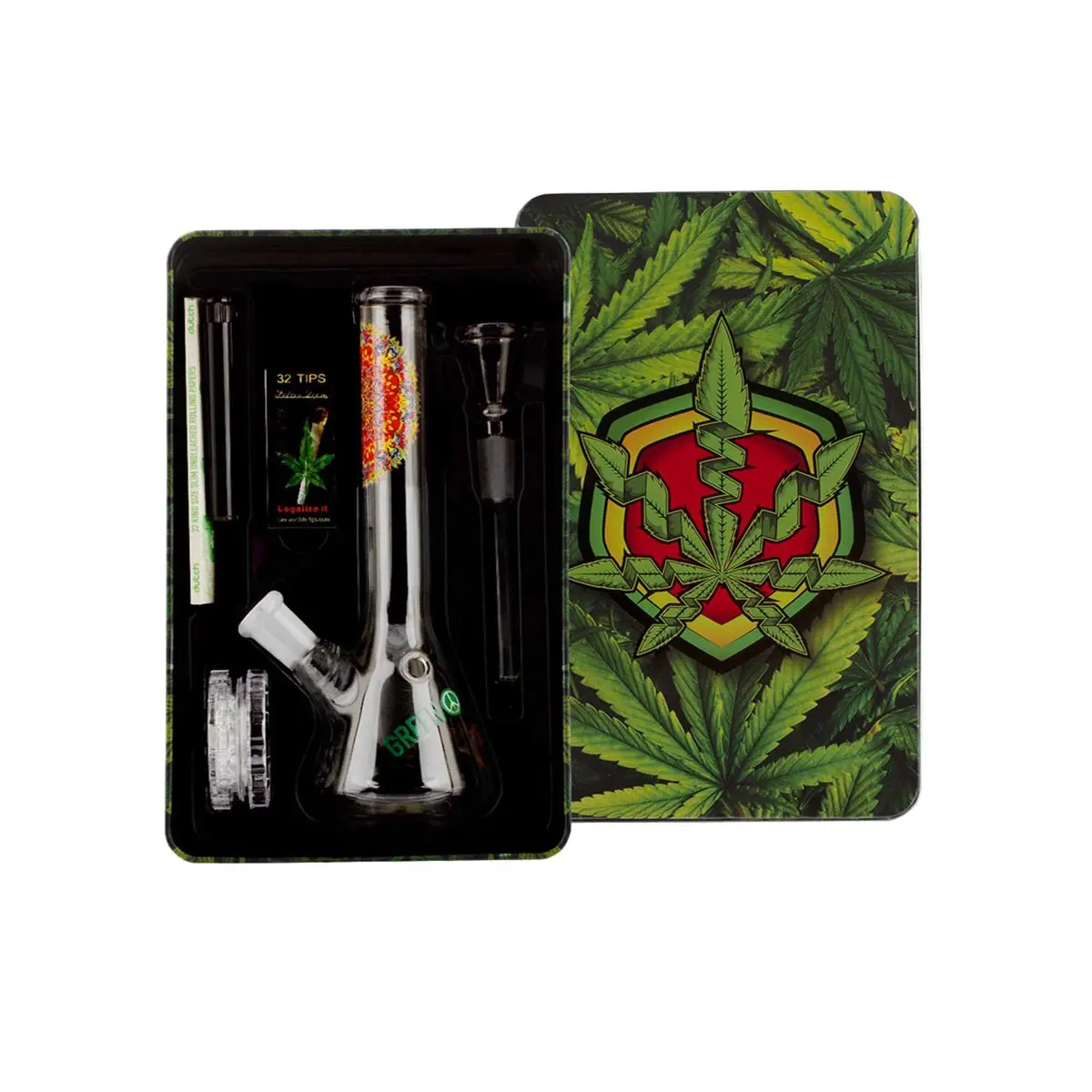 Greenline Bong Set tutto in uno 'Weedy'