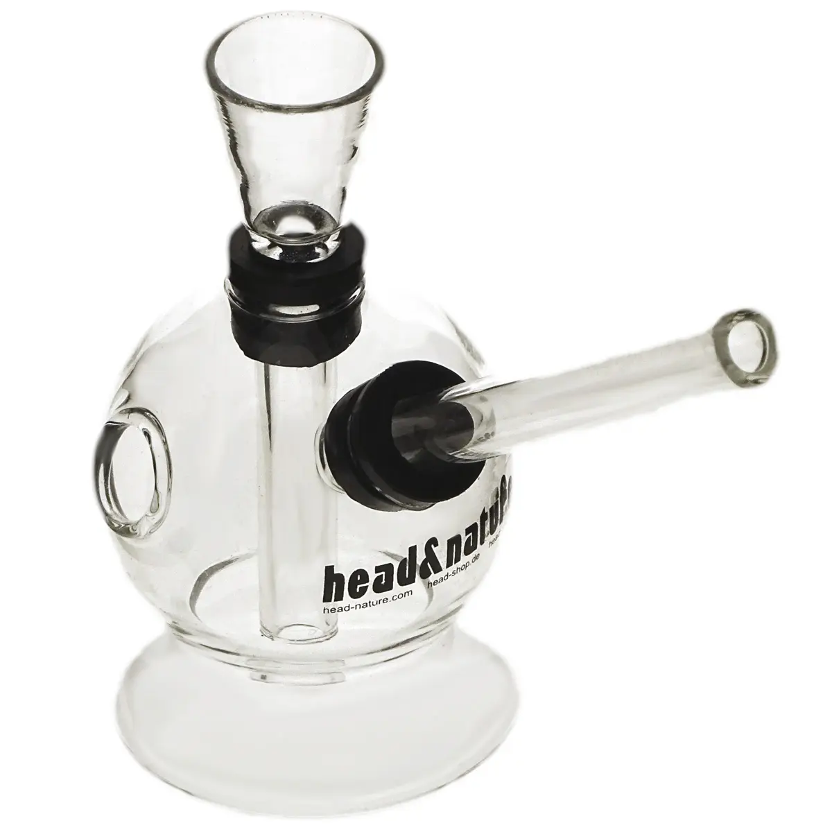 head&nature headBowl mini bong in vetro, 9 cm