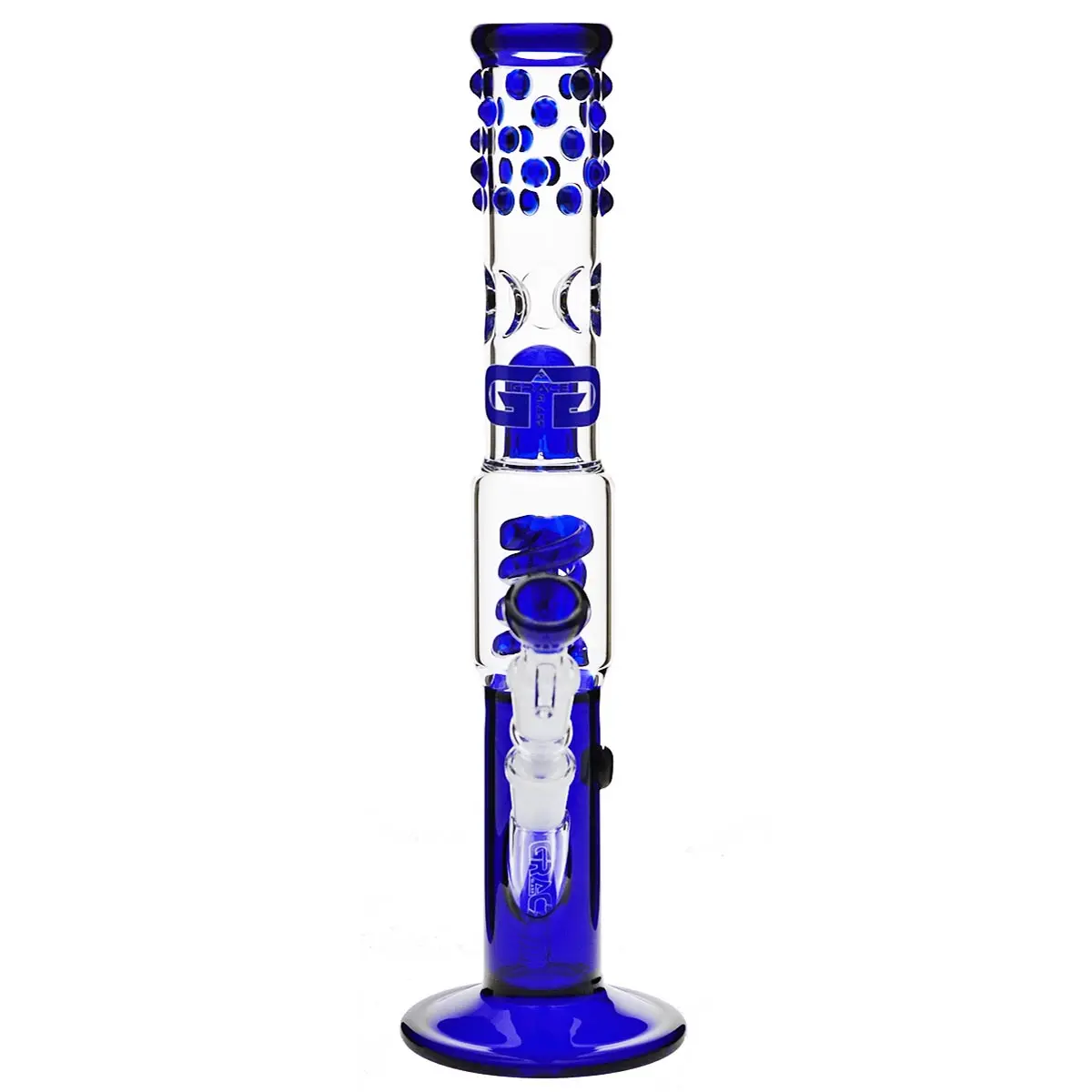Grace bong in vetro "Slender blu Sarah" 38 cm