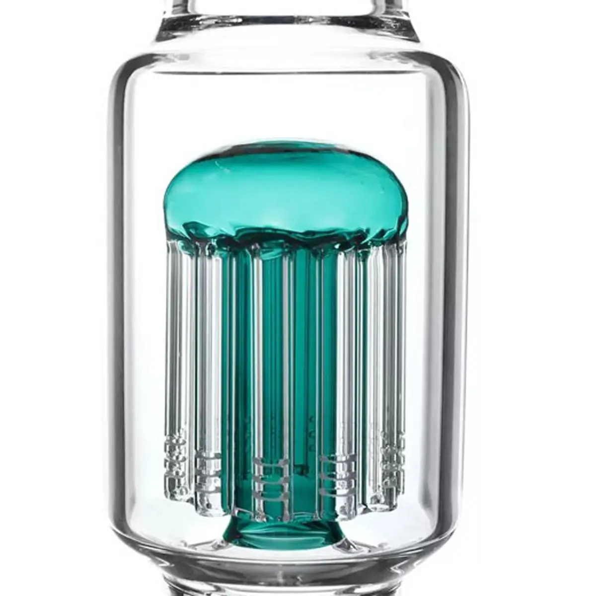 Heisenberg 'Beaker Bubble' 12-Arm Perc 18,8 - verde