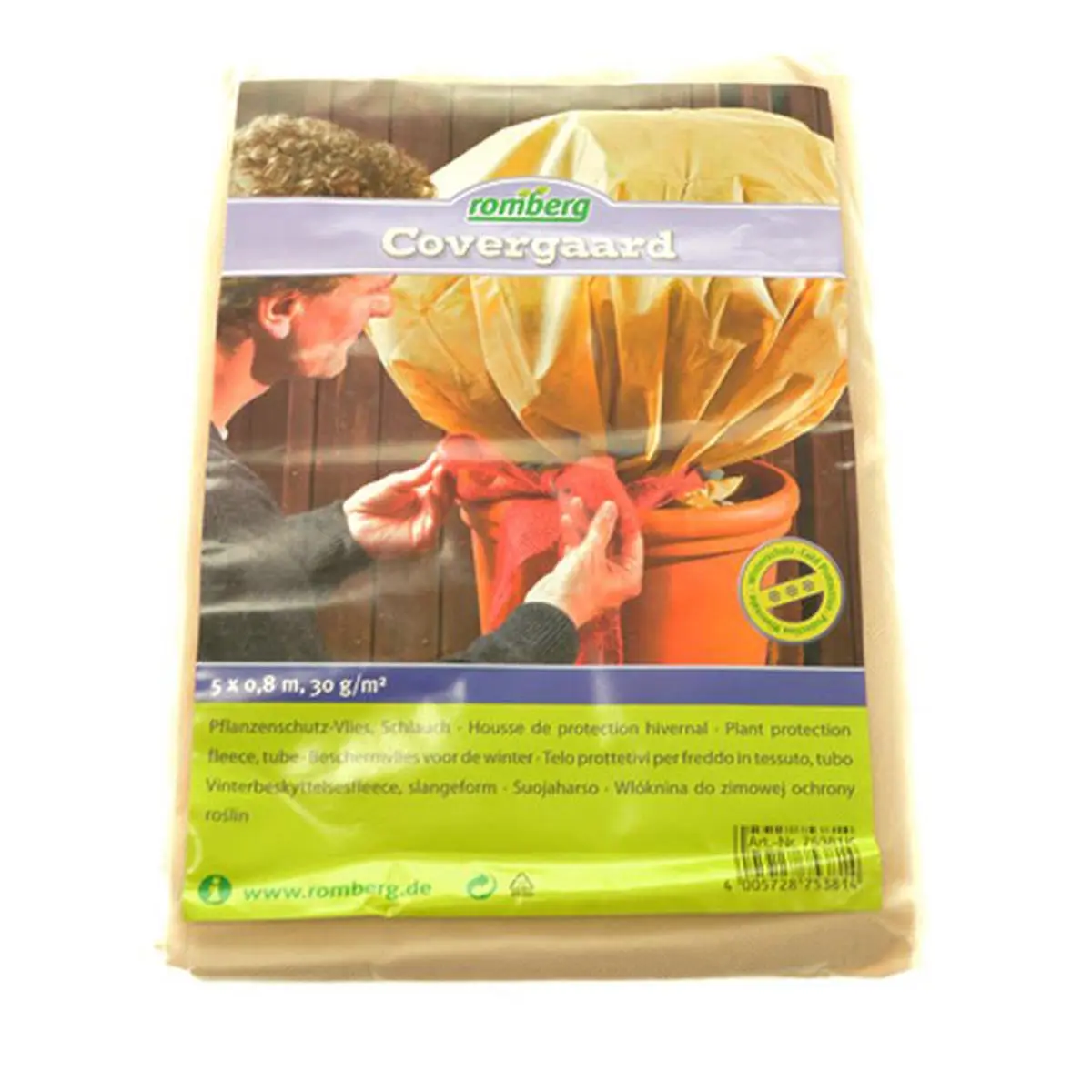 Tubo di vello protezione dal freddo, 5 x 0,8 m, 30g /m²