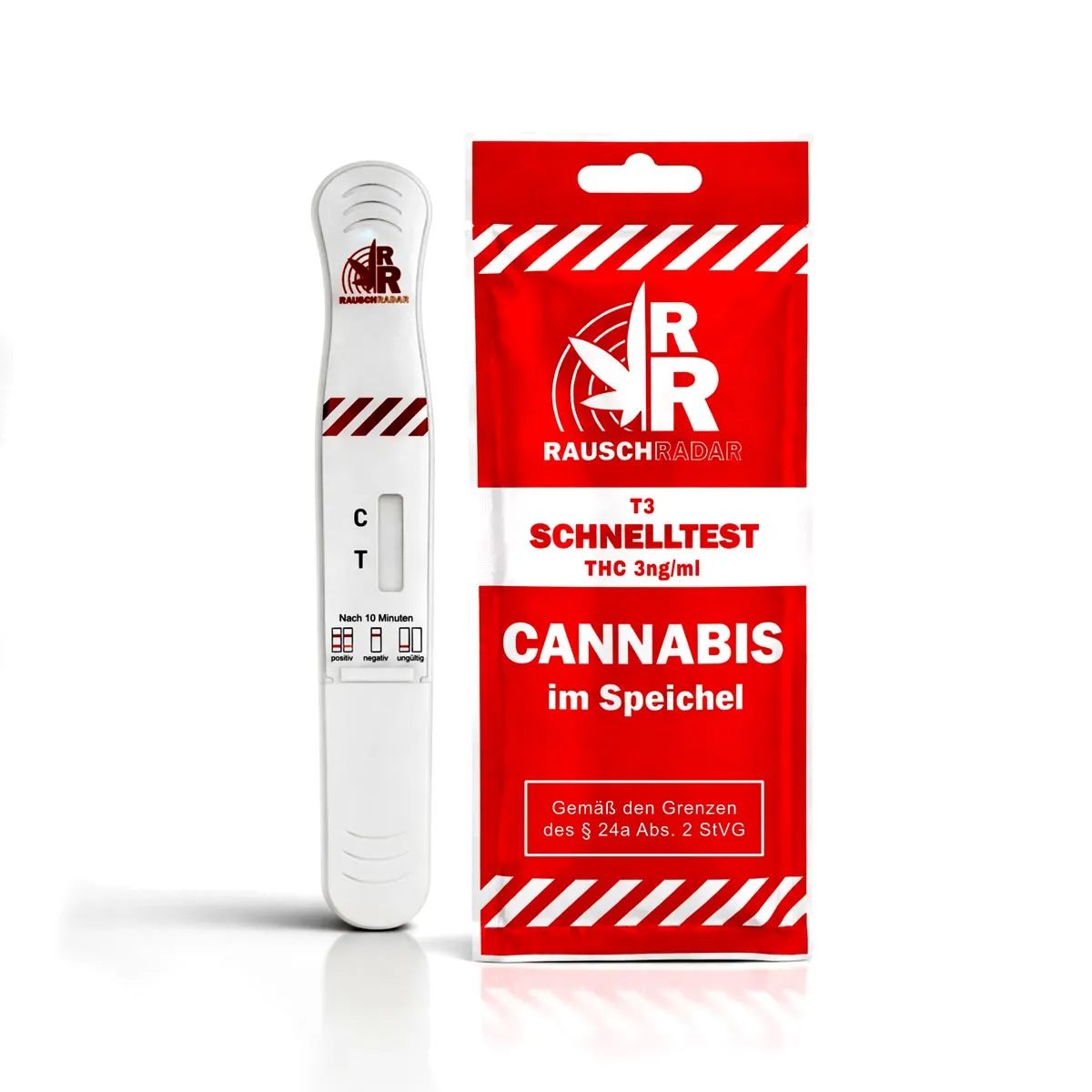 Rauschradar Test salivare cannabis / THC 3 ng/ml