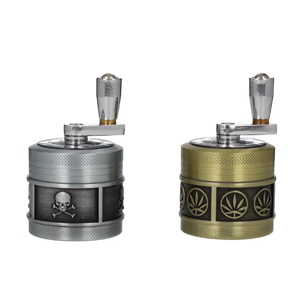 Smerigliatrice a manovella 40 mm - Skull & Leaf