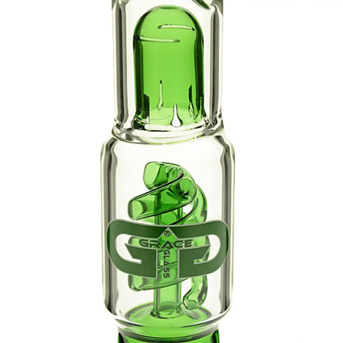 Grace bong in vetro "Lewd Green Lucy" 35cm