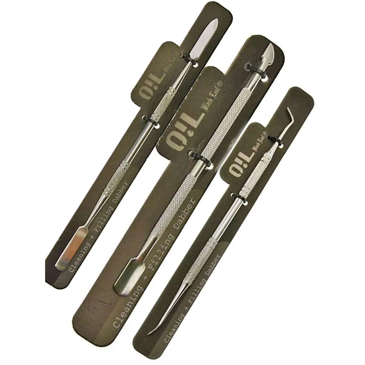 Black Leaf strumento per olio in acciaio inox