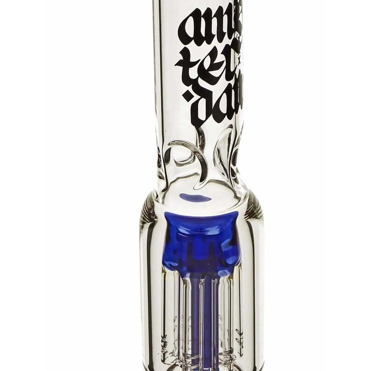 AmsterdamXXX Gold Line Bong conico 18,8 mm blu