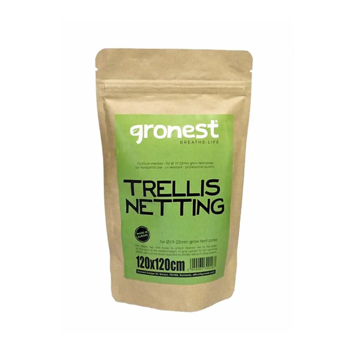 Gronest rete di sostegno per piante - 120x120 cm, per barre 19-22mm