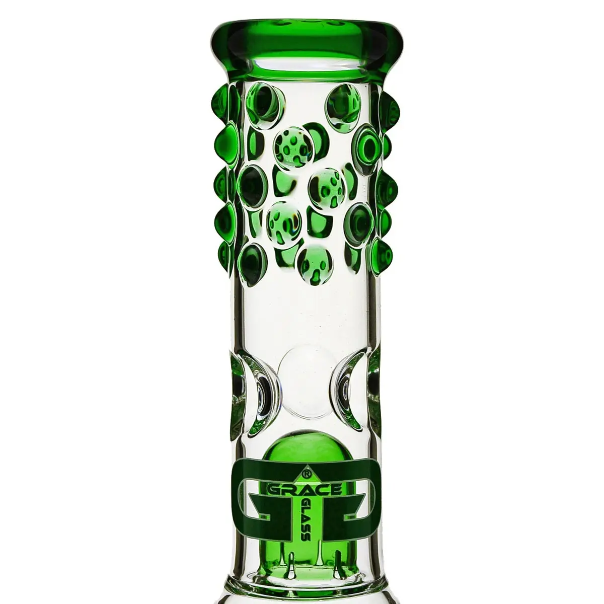 Grace bong in vetro "Slender Green Sarah" 38 cm