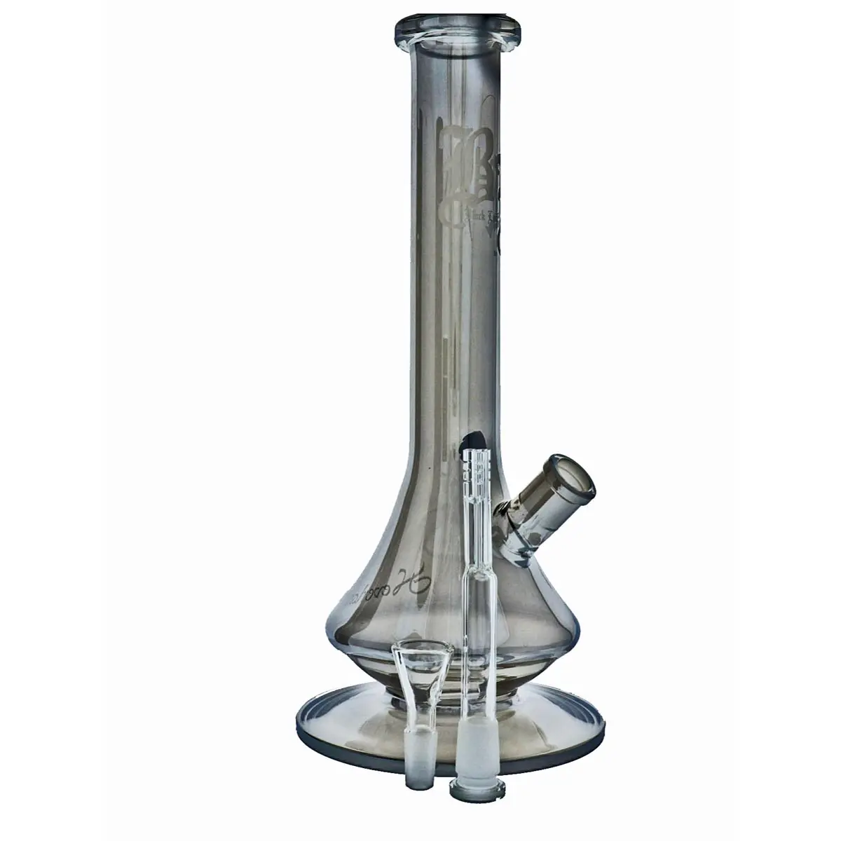 BL Neverland Bong con effetto arcobaleno metallico - nero