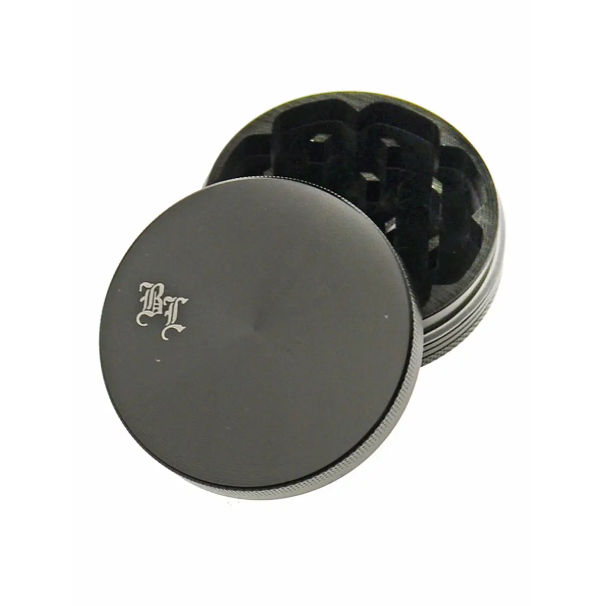 Black Leaf grinder in alluminio 5cm