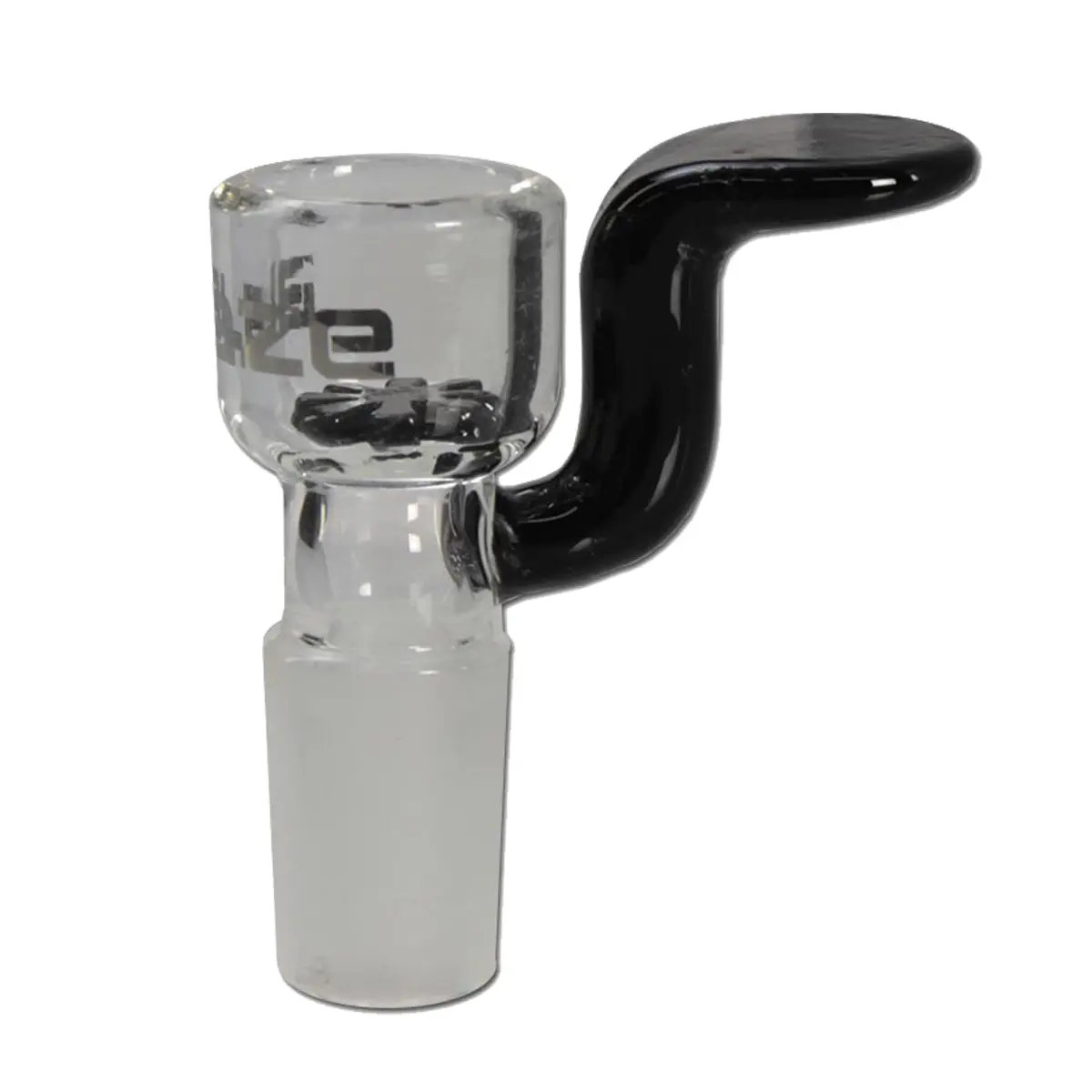 Ciotola in vetro Blaze con schermo + manico 14.5 nero