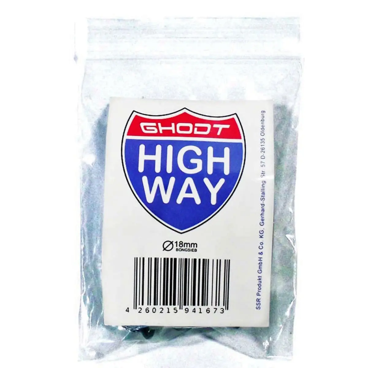 Setacci per bong GHODT Highway 18mm