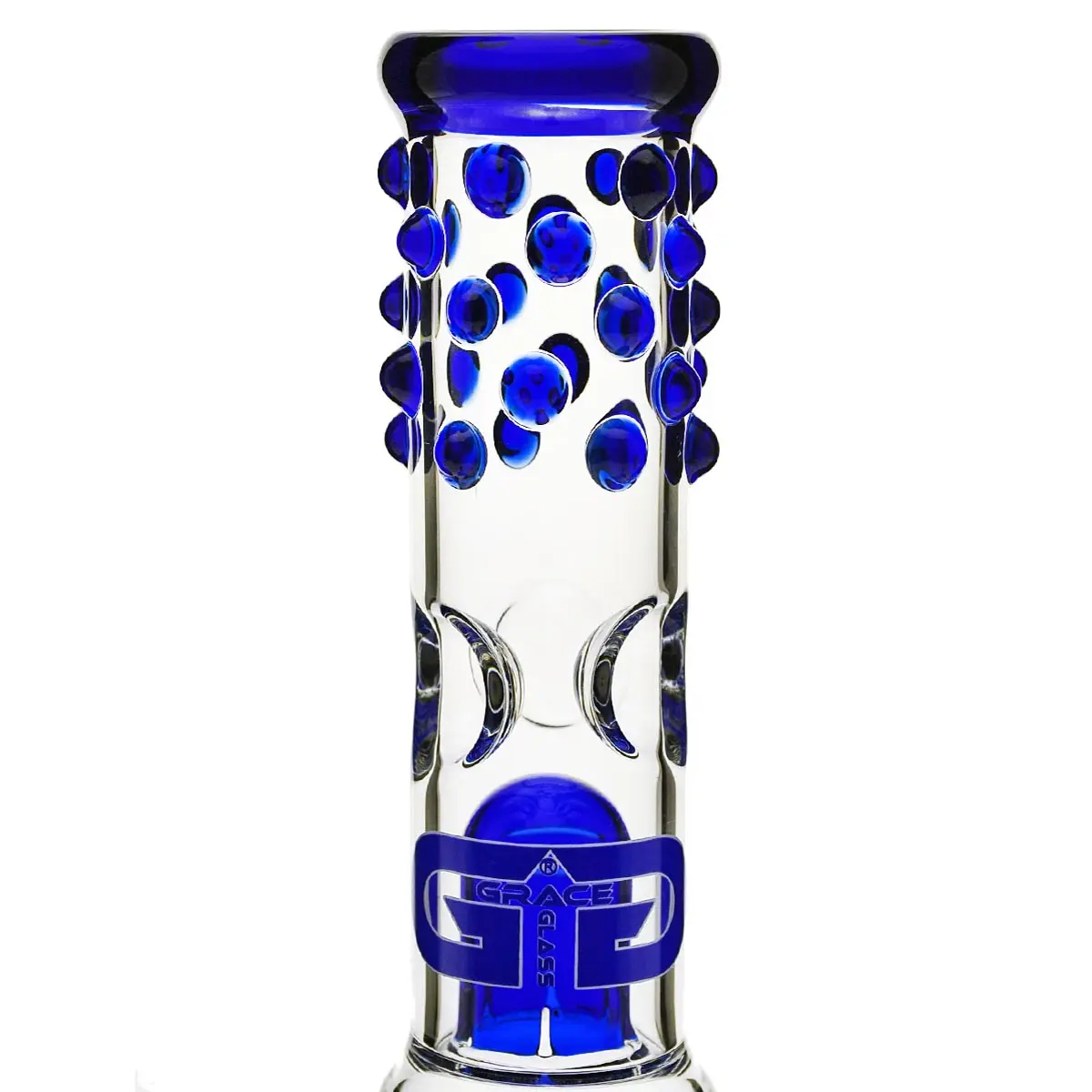 Grace bong in vetro "Slender blu Sarah" 38 cm
