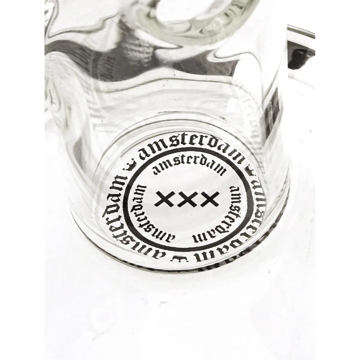 AmsterdamXXX bong in vetro Spyral 18,8 blu