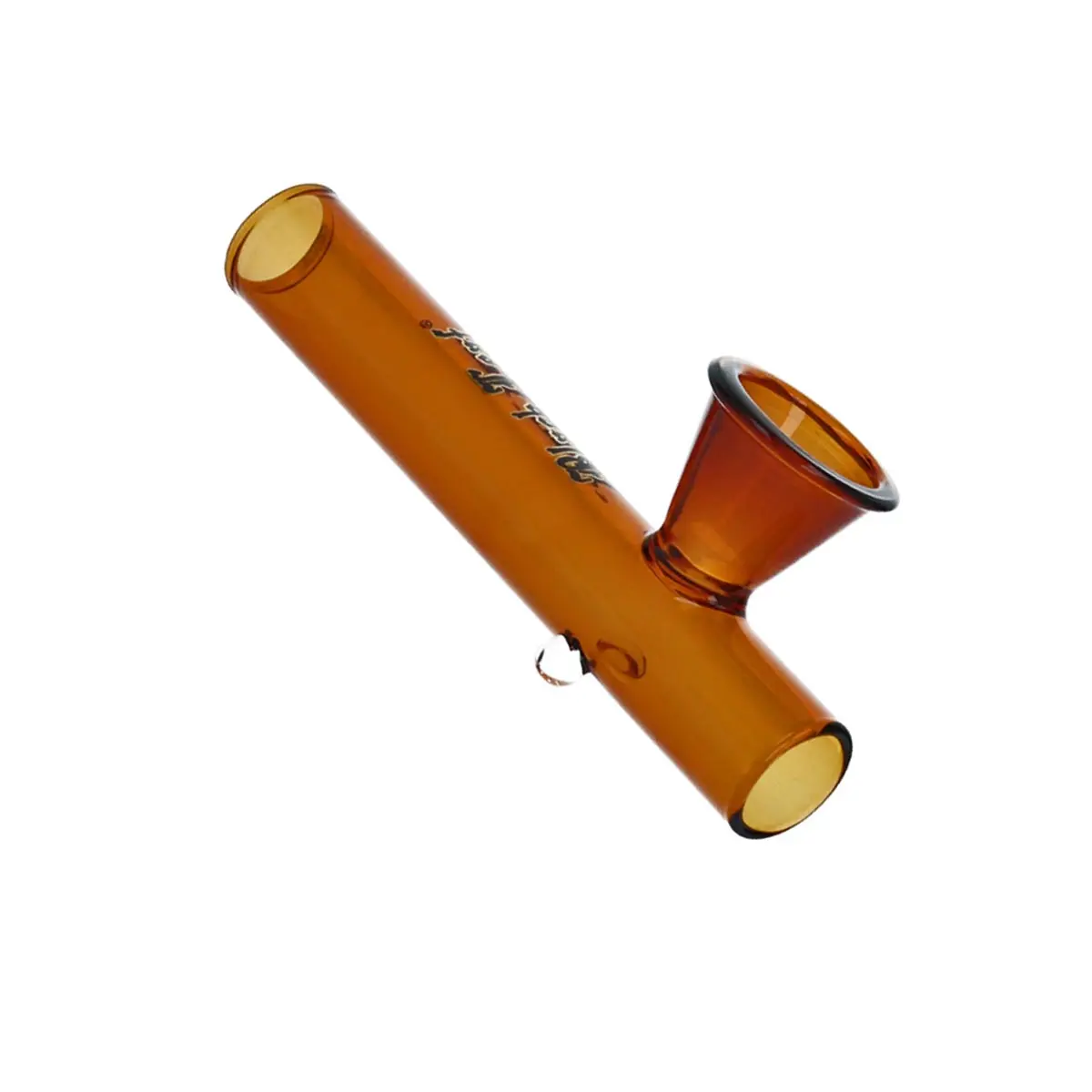 Black Leaf pipa kawumm in vetro bronzo