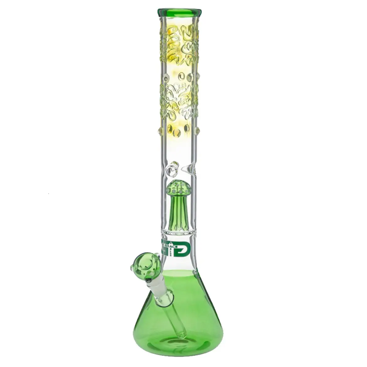 Grace bong in vetro "Playful Green Patty" 50cm