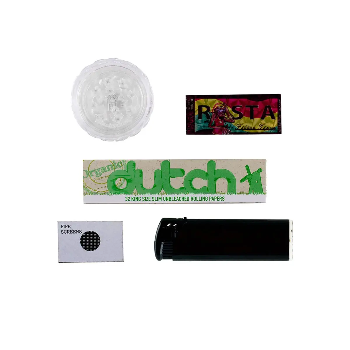 Leaf Bong Set tutto in uno 'Rasta Lion'