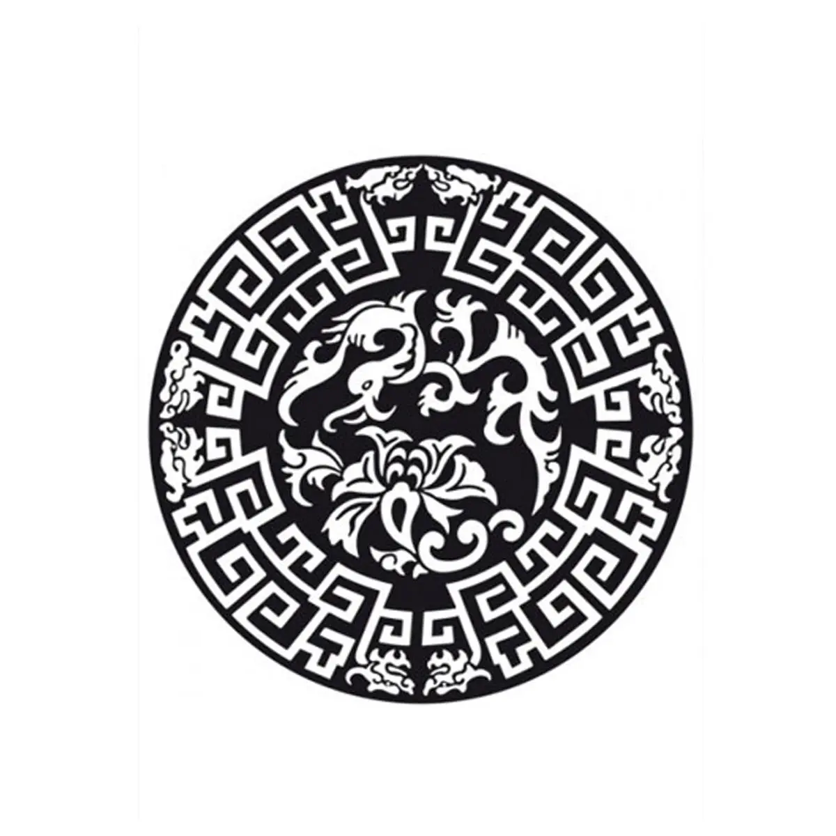 Lattina in alluminio con tappo a vite "Celtic Maze".