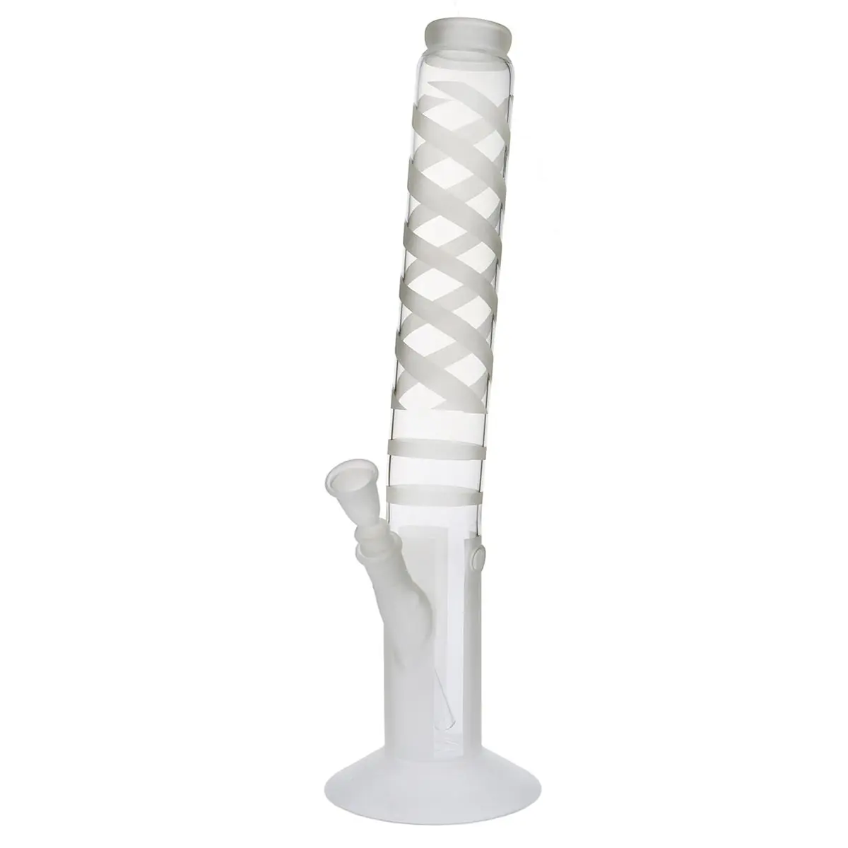 Bong in vetro sabbiato 43 cm
