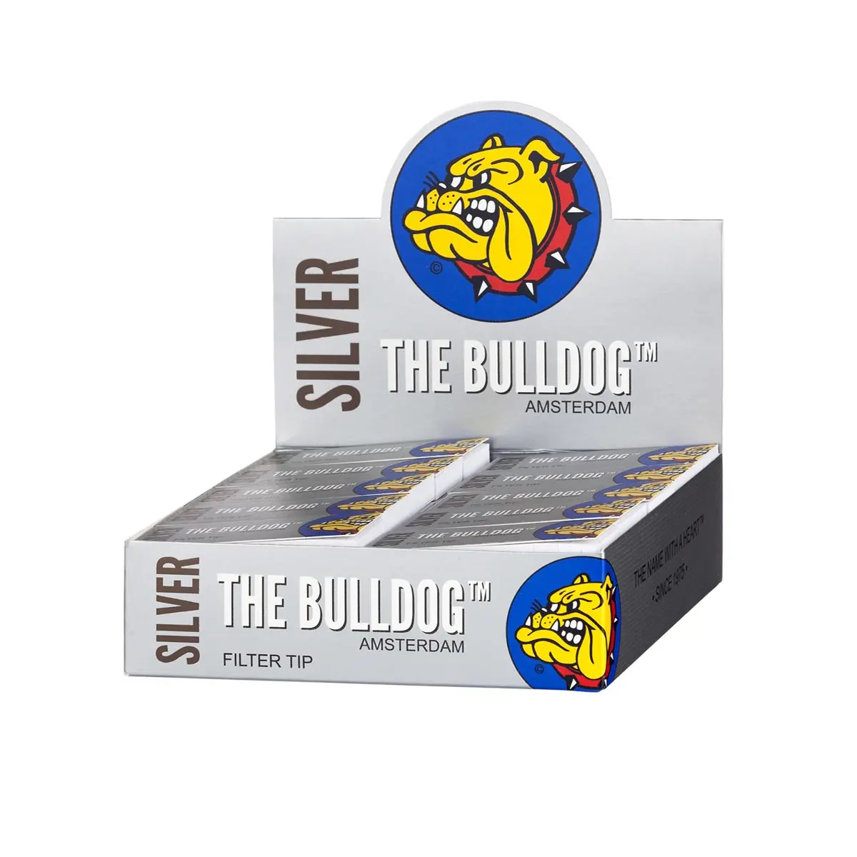 The Bulldog Silver Filtri di cartone Wide - 50x