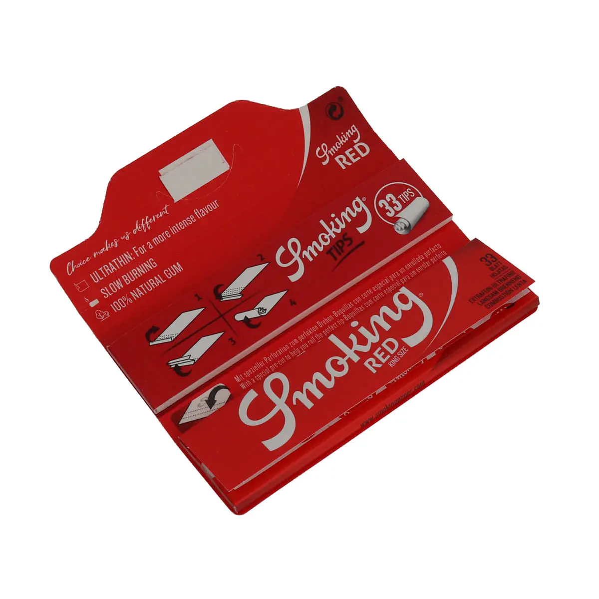 Smoking Red Kingsize cartine + filtri