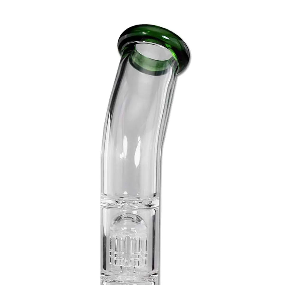 Black Leaf ice bong con doppio percussore 31 cm